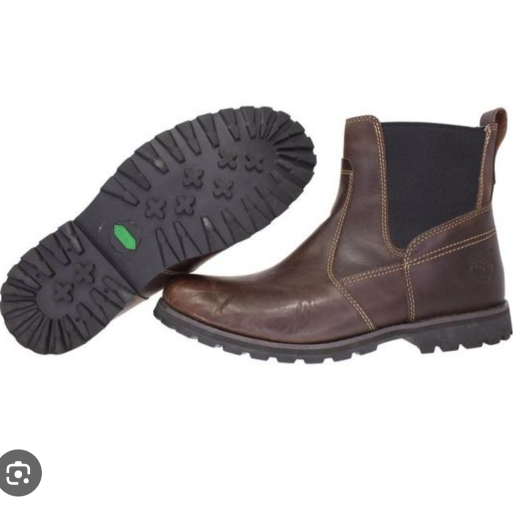 Timberland Men's Earthkeepers Stormbucks Chelsea Boot Dark Brown| 8.5